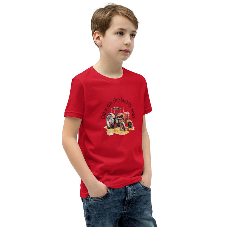 Dibs on the Buddy Seat - Youth Short Sleeve T-Shirt