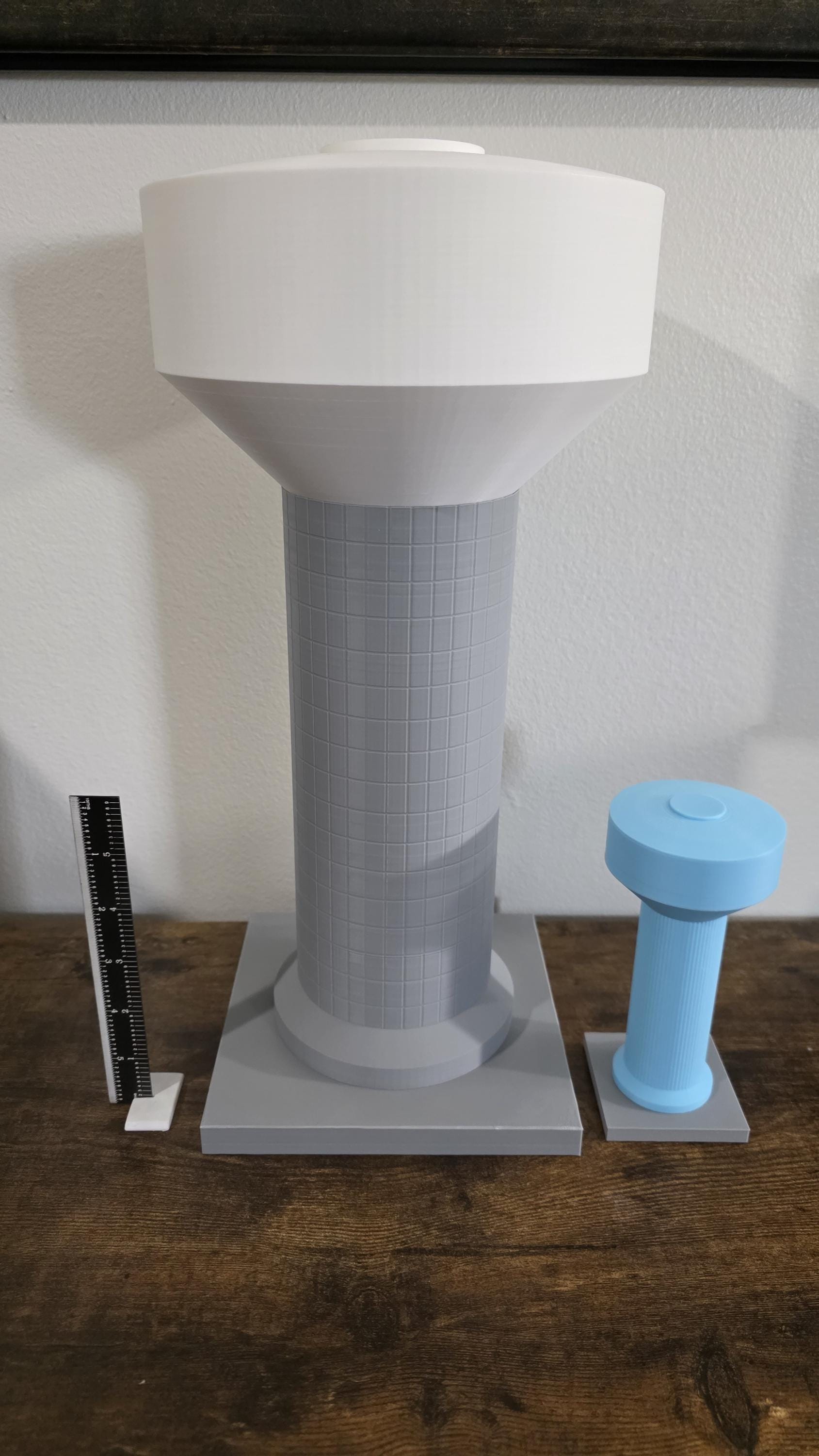 Column Container Water Tower Container Tall/scaled - Column / Cylinder / Fluted - Etsy