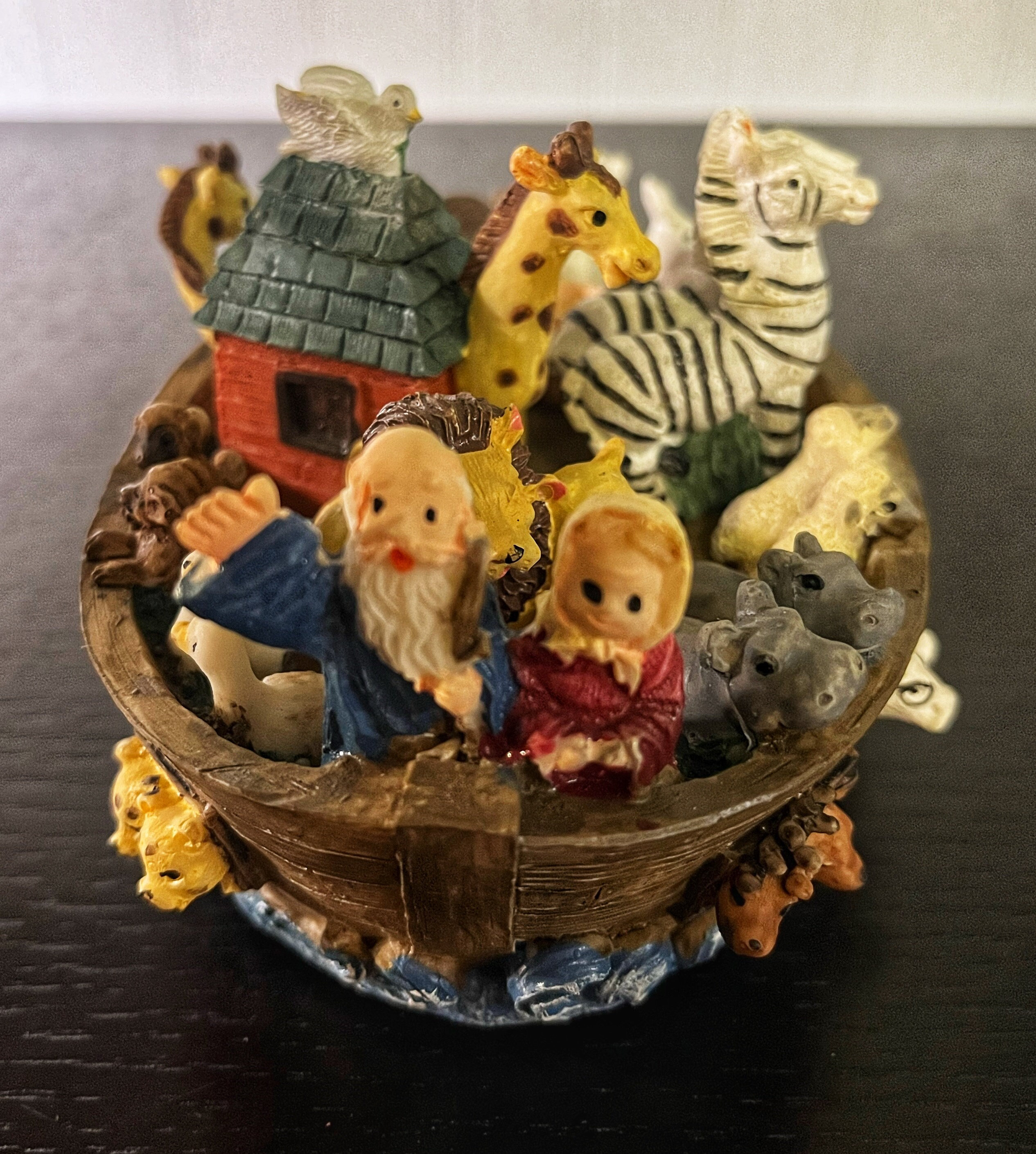1994 Ranger International Noah's Ark Miniature Whimsical Tea Set