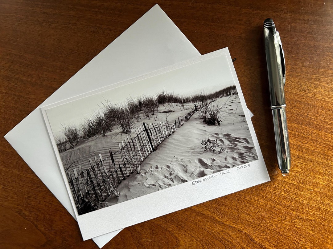 Coastal Beach Scene Photo Greeting Card: Blank Note Card - Etsy