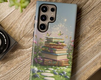 Magical Fairytale Books Phone Case Samsung iPhone Pixel Phone Case Protective Shell Fantasy Fairy Books Phone Accessories Gift For Reader