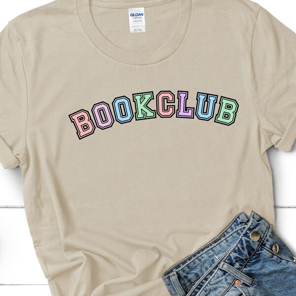 Bookclub Tshirt For Readers Booklover Gifts For Her Colorful Tshirts For Friends Fantasy Book Reader Gifts For Her Oversized Tees Womens Top