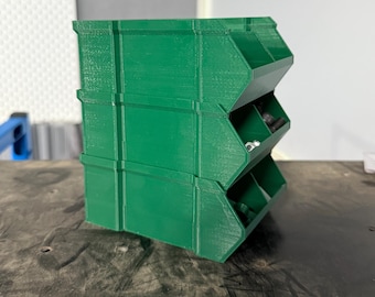 Stapelbare Aufbewahrungsbehälter - Organisieren Sie Ihren Arbeitsplatz (3er-Set)