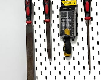 Skadis Pegboard J-Hooks (Set of 3) - Curved Storage for Tools & More!