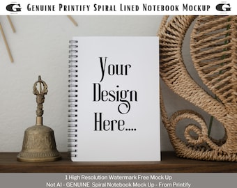 Printify Spiral Notebook Mockup Blank Spiral Notebook Mockup Planner Mockup Journal Mockup Bundle Boho Mockup Book Mock Ups Spiral Journal