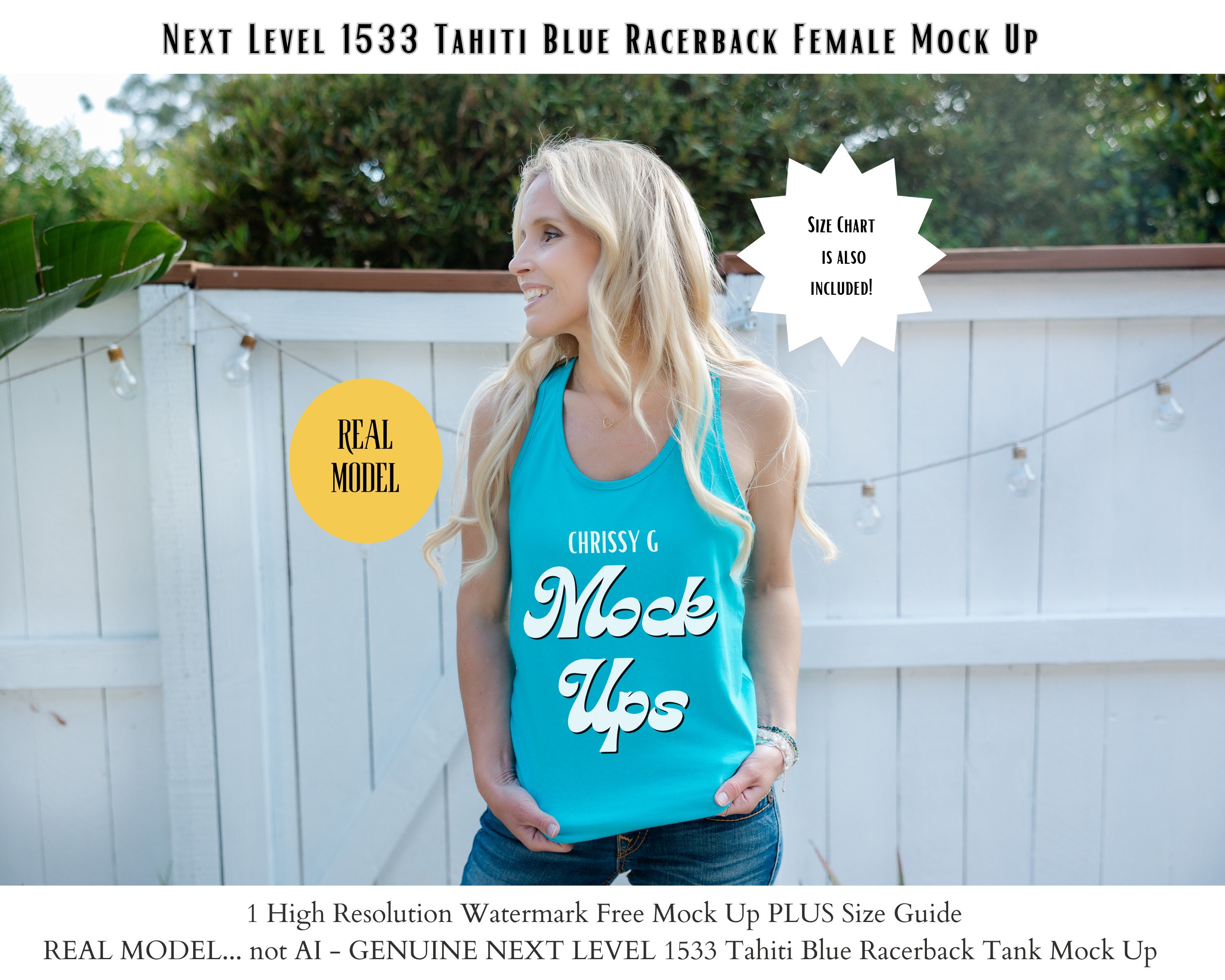 Next Level Apparel Women's Ideal Racerback Tank Top - 60% Cotton 40% Polyester, Lilac-Tahiti, X-Large