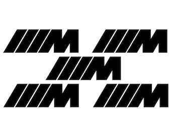 BMW M DECAL (Pack of 2)