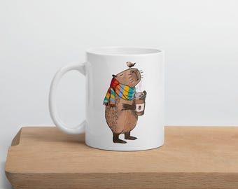 Capybara-mugg, Capybara-gåva, söt Capybara-kaffemugg, Capybara-älskarpresent, rolig Capybara-kopp, Chill Capybara-keramisk mugg