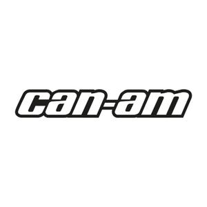 Lot de stickers Can-Am contour – Autocollants vinyle pour quad, moto, SSV, voiture, casque, garage – 4 tailles de S à XL