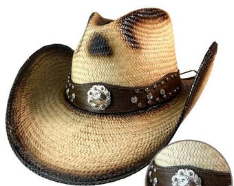 Chapeaux de Paille Cowboys Hommes | Chapeau En Paille