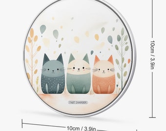 Cute Cats Wireless Fast Phone Charger