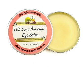 Hibiscus Avocado Eye Balm - Essential Oil Skincare - Clean Ingredients - Non-Toxic - Clean Beauty - Essential Oils - Scared Frankincense