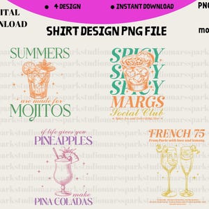 Summer Cocktail Bundle Png, Cocktail Social Club Png, Social Club Png, Summer Mojito Png, Summer Babe Png, Summer 2024 Png, Summer Vibes
