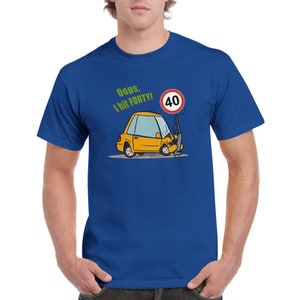 Lustiges Geburtstags T-Shirt: Ups, ich habe die 40 getroffen!