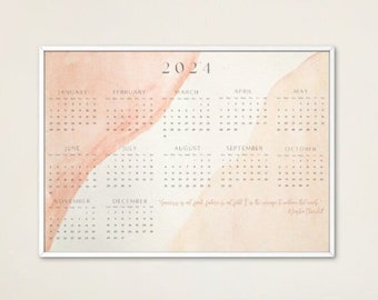 Kalender A2-Format (druckbar oder digital) 2024