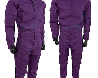 Customizable Pilot Flight Suit: Handmade Cotton Sci-Fi Cosplay Jumpsuit
