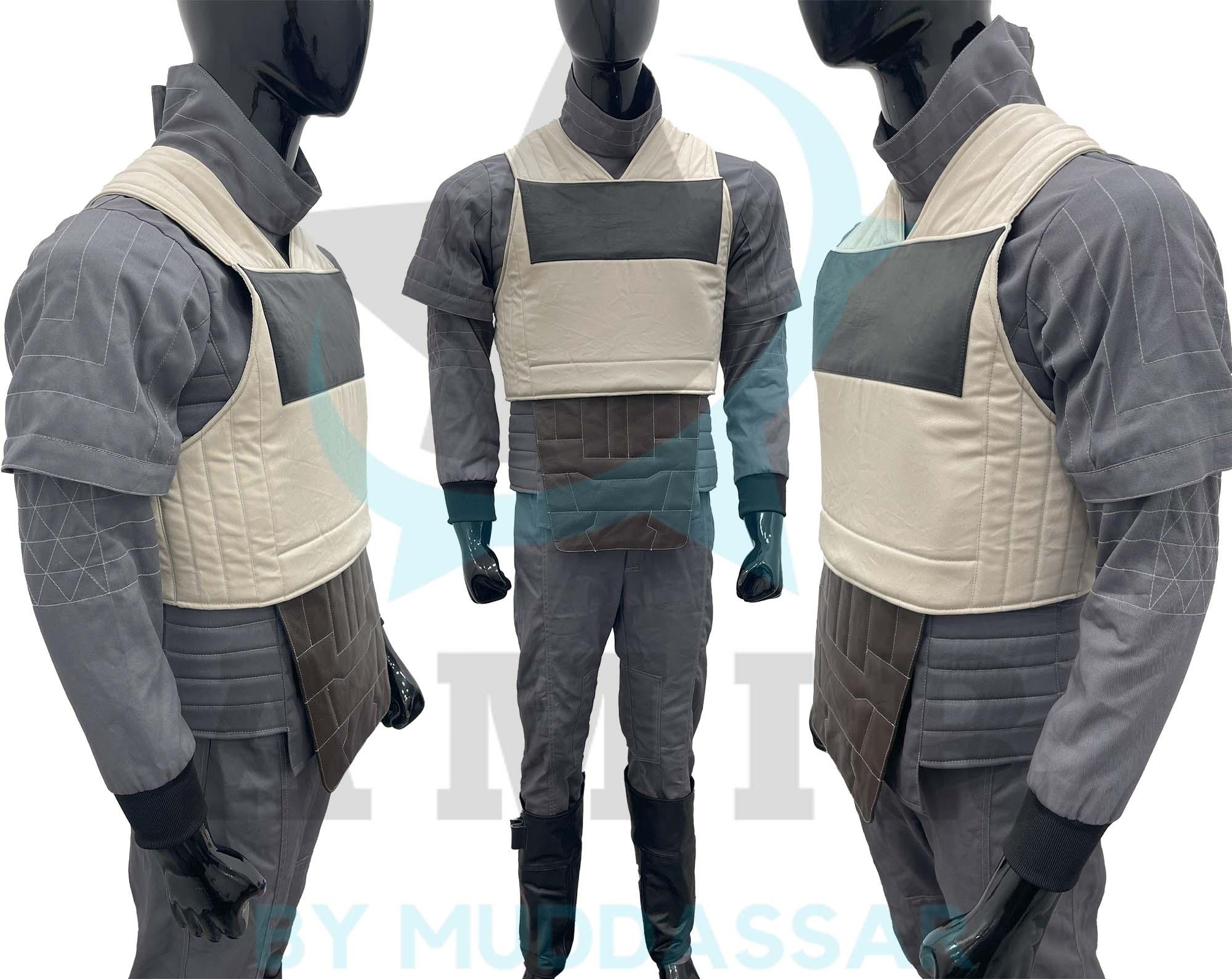 Galactic Warrior Flight Suit Cosplay - Inspired by Legendary Design with Flak Vest, Abdominal Tasset, and Tactical Style