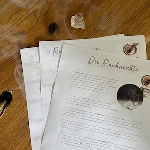 Rauhnächte Anleitung, Traumtagebuch, Reflektionsfragen und Wunschzettel in Einem <3
