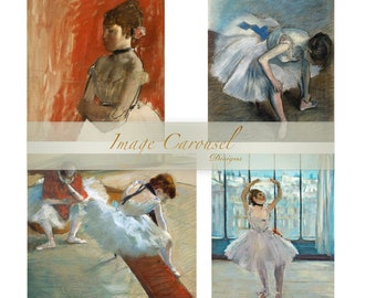 Ballerinas By Degas Personal Commercial Use Antique Vintage Image Instant Digital Download Collage Sheet
