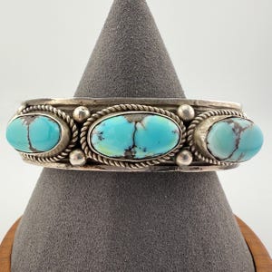 Museum Vintage Navajo 'Duel Yeibichai' Turquoise Coral Native American Jewelry Silver Bracelet Museum Vintage Navajo 'Duel Yeibichai' Turquoise Coral Native American Jewelry Silver Bracelet