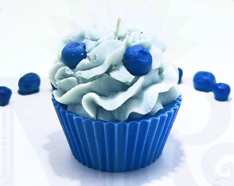 Magdalena de arándanos - Vela deliciosa