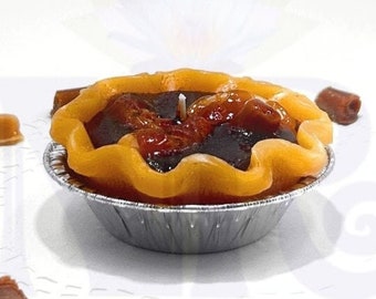 Tarta de manzana y canela de 3" - Vela deliciosa