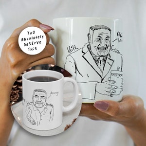 Hollywood Handshake & Keith Cry Mug: British Bake Off, Pottery Throw Down