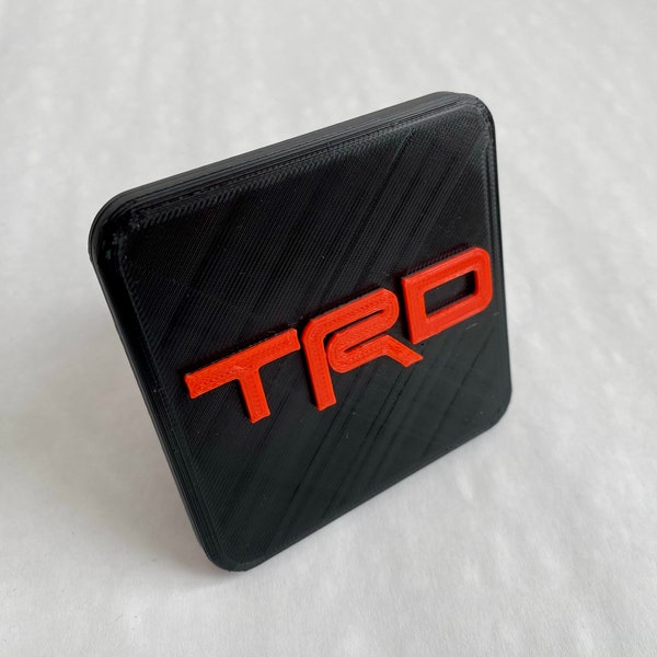 Toyota TRD Tow Hitch Cover/Plug/Cap for 2" & 1.25" Receivers - Red/Black