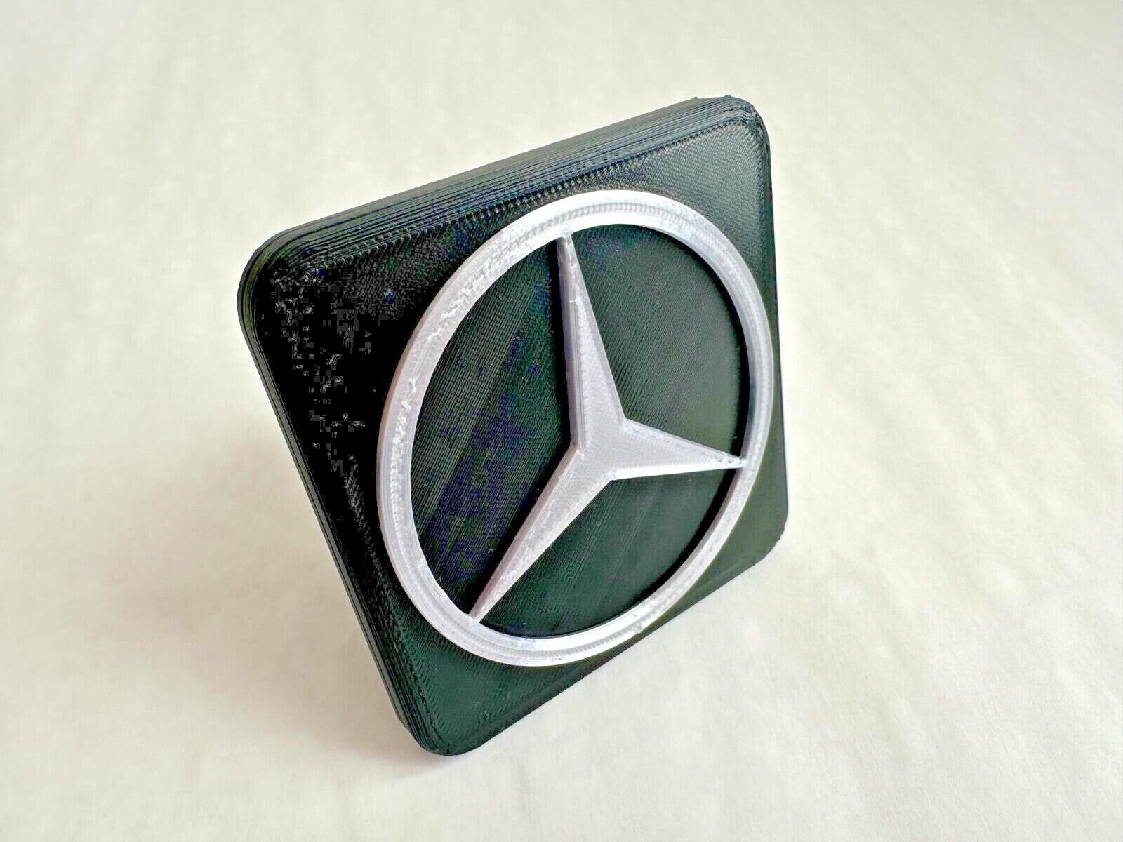 3D Printed Mercedes Hitch Cover – 2 Inch Receiver – Custom Fit, Unbranded