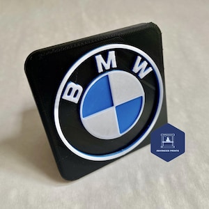 BMW Tow Hitch Cover/Plug/Cap for 2" & 1.25" Receivers - Blue/White/Black