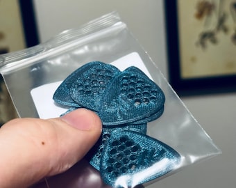 Grip Guitar Picks - 0.20mm - 4mm - burnt titanium or White/Glow in the dark - 天火 - Tenka - Ultra Thin, Soft, Medium, Hard
