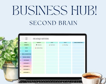 Business Hub: Online Command Center, Google Spreadsheet (Digital Download)
