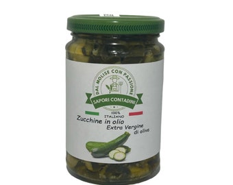 Zucchine in Olio Extra Vergine Oliva Peso Netto 280 G