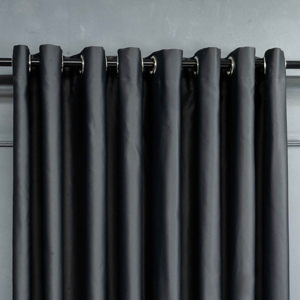 blackout curtains, thermal curtains, custom size blackout curtains, grommet, rod pocket option