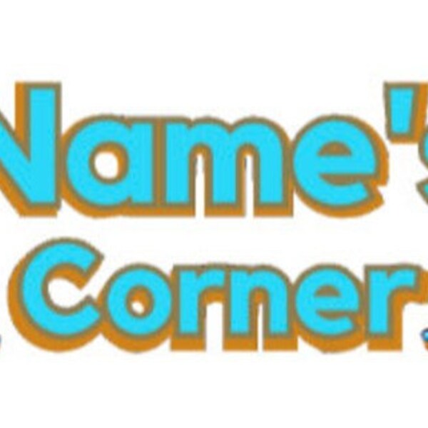 custom inspired Gracie corner font logo name, custom name logo.