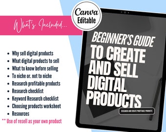 Sell Digital Products Guide, Done For You Ebook To Resell, Sell Printables, MMR, Master Resell rights and PLR, Private Label Rights