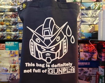 Chibi Mobile Suit Gundam Cotton Tote Bag