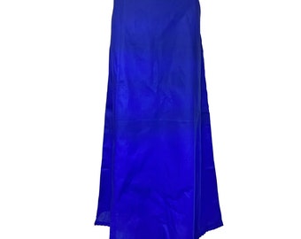 Earth Blue Color Petticoat/Inner Skirts/Saya for Saree, Saree Shaper, Comfortable to wear, Lining Skirt, Readymade Petticoat