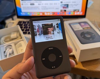 Apple iPod Classic 7e generatie, 160 GB, zwart (verpakking), werkt perfect