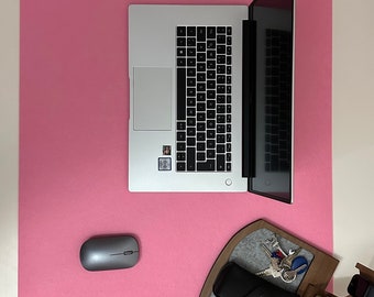 Home Office Essentials: Vielseitige und personalisierte Filz-Schreibtischmatte, Filz-Schreibtischmatte, Laptop-Matte, extragroße Schreibtischunterlage, natürliche Wollunterlage-Geschenk Filz