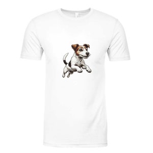 ジャックラッセル Tシャツ - ユニセックス クルーネック Tシャツ | Next Level N6210