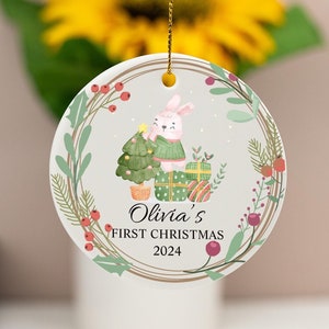 Babys First Christmas Baubles,First Christmas Ornament,Custom Keepsake Gifts, New Baby Gifts,Christmas Tree Decor,Christmas Gifts for Baby