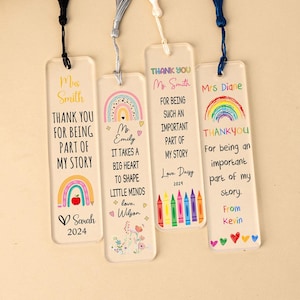 Regalos de agradecimiento para profesores, marcapáginas personalizado para profesores, regalos de agradecimiento, regalos para profesores, regalos de vuelta al cole, marcapáginas de regalo para profesores.