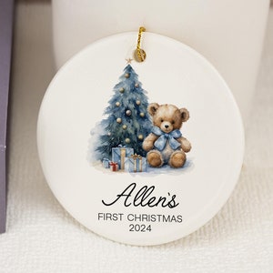 Baby Boy Gifts,Baby First Christmas Decoration,Babys Name Christmas Ornament,Babys Christmas Baubles,Baby Girl Gifts,Christmas Gifts,Holiday