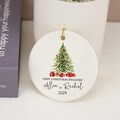 First Christmas Engaged Ornament, Engagement Gifts Ornament, 1st Christmas Engaged Baubles, Keepsake Gifts, Gifts for Couple