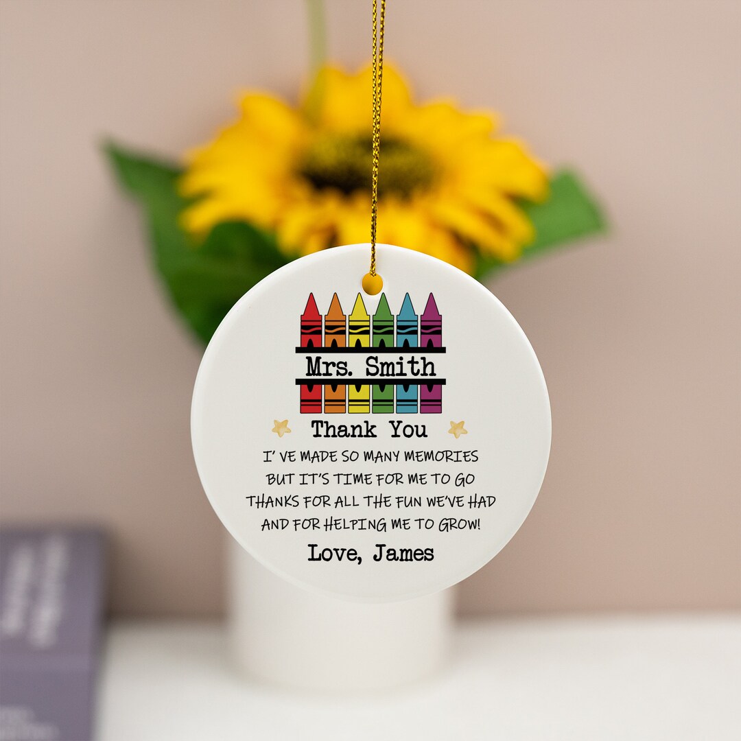 Thanks Fg Thank You Ornament, Thank You Teacher Ornament, End of Year Gifts for ...
