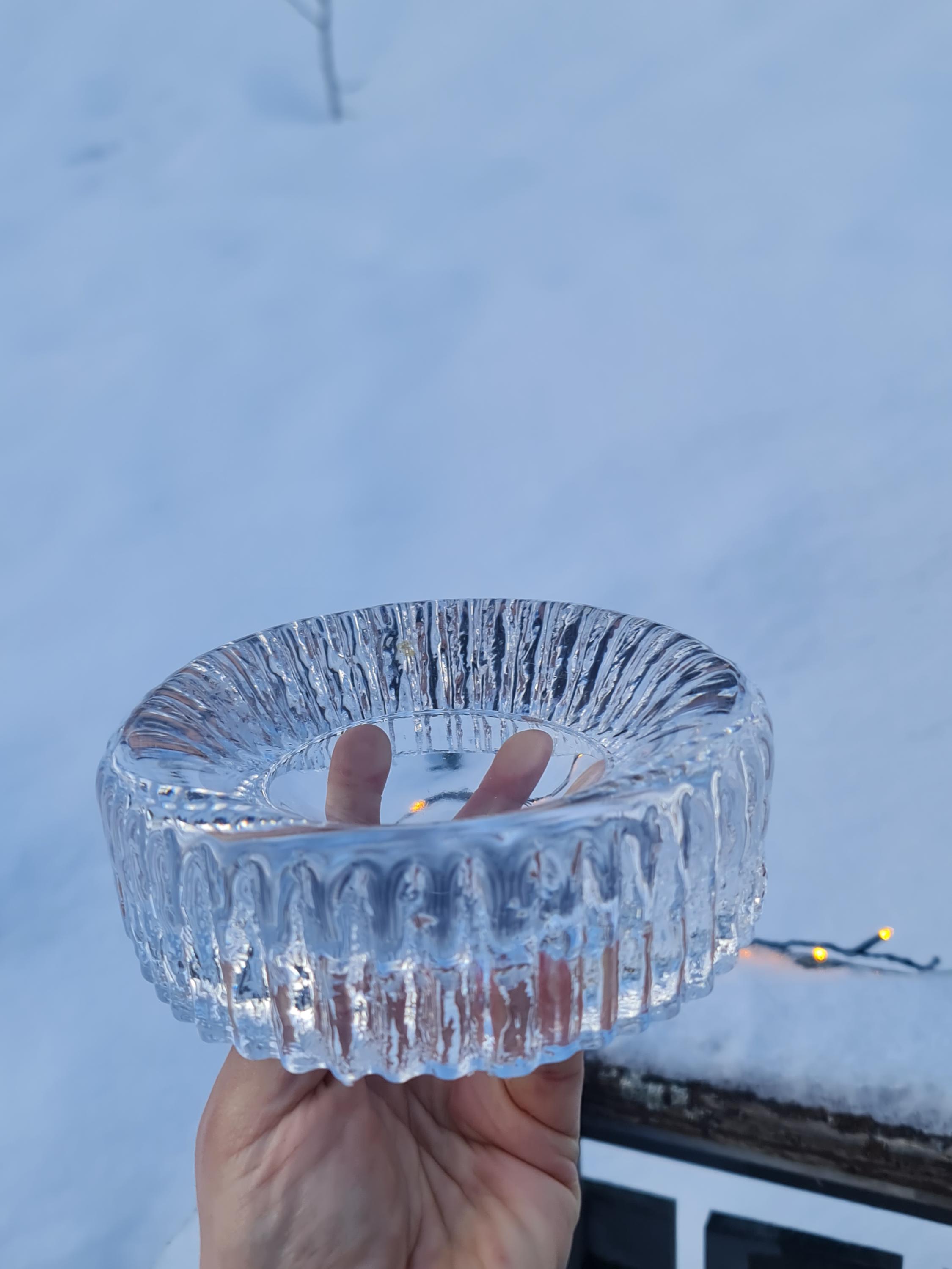 ミッドセンチュリーモダンスウェーデン。KOSTA BODA RURIK クリア