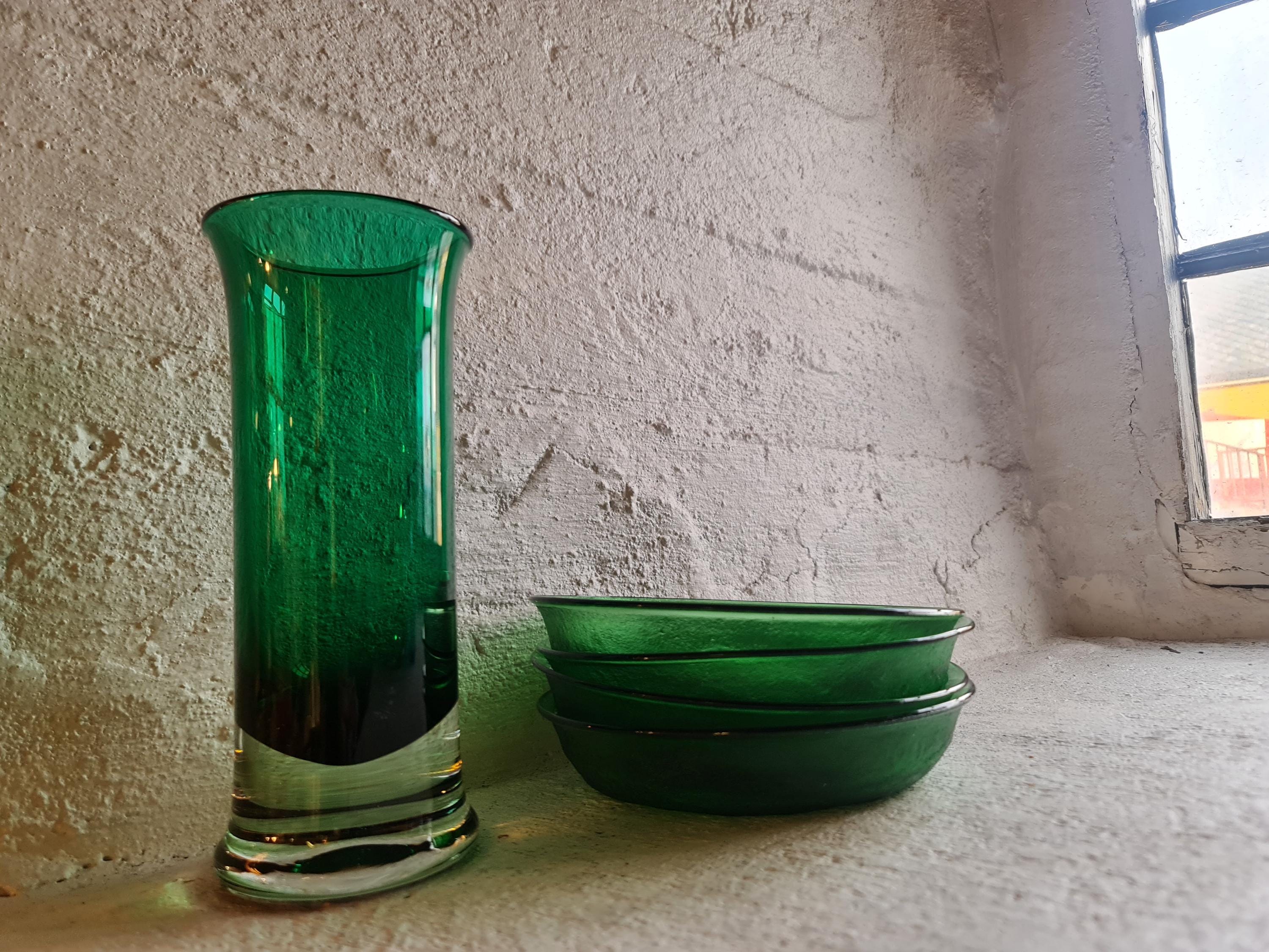 HADELAND北欧 ガラス 花瓶 Hadeland norway vase - Etsy 日本