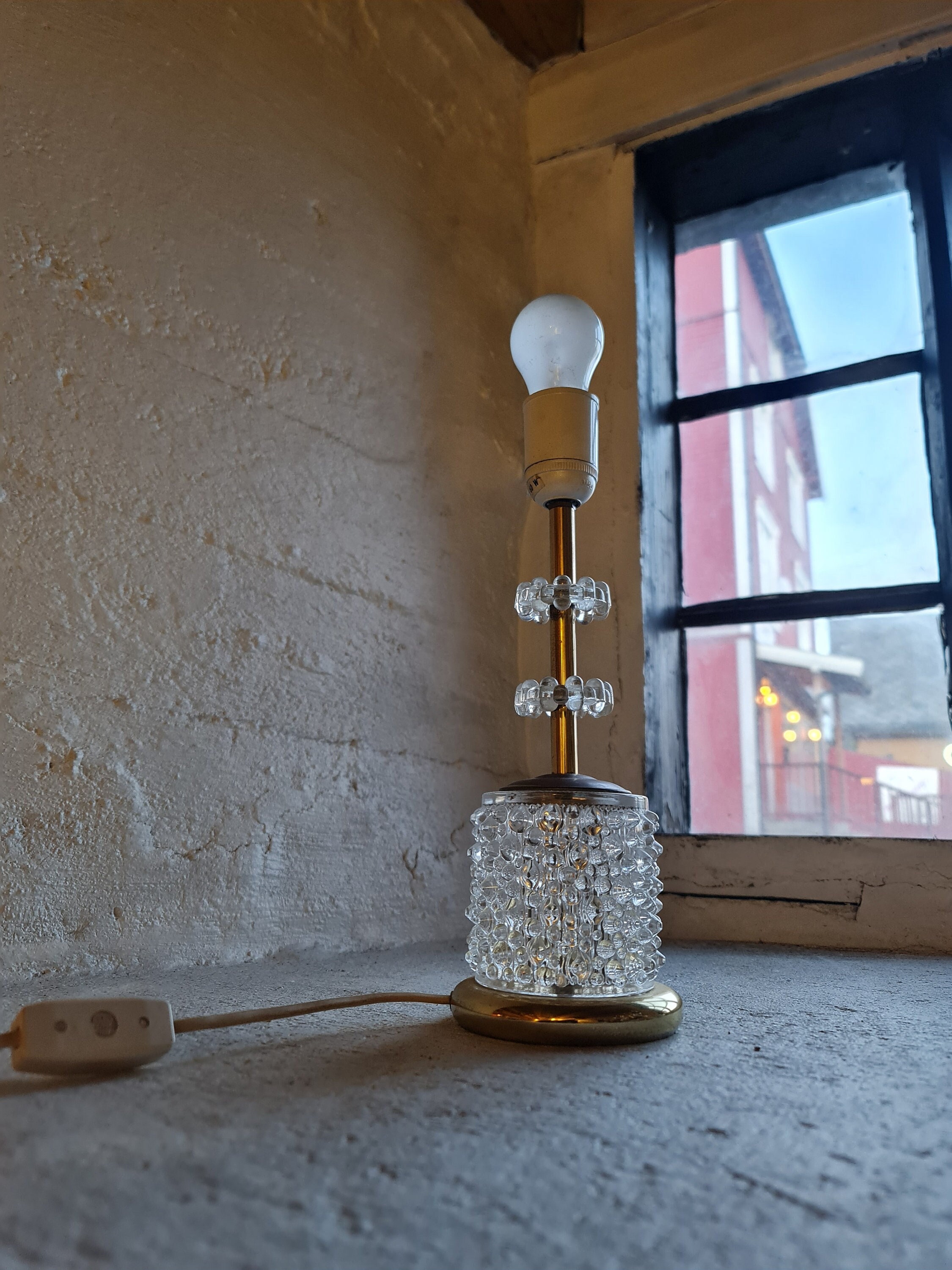 Leviton glass lamp - Etsy 日本