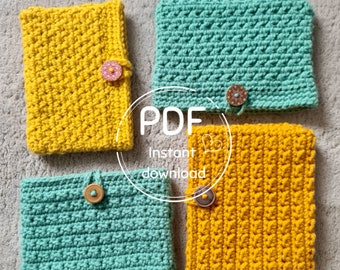 PDF Crochet pattern, kindle sleeve/case/cover, fits kindle 7th gen, 2022, paper white and oasis.